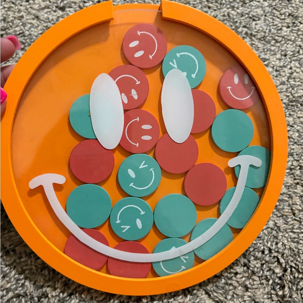 Smiley Face Orange and Green rewards system